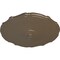 Ekena Millwork Pompeii Ceiling Medallion (Fits Canopies up to 2"), Hand-Painted Warm Silver, 18 7/8"OD x 1 1/2"P CM18POWSS - alternate 2